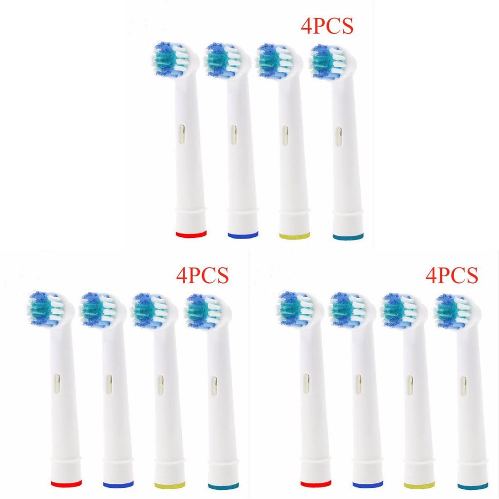 4pcs/pack Replacement Electric Toothbrush Heads For Braun Round Head