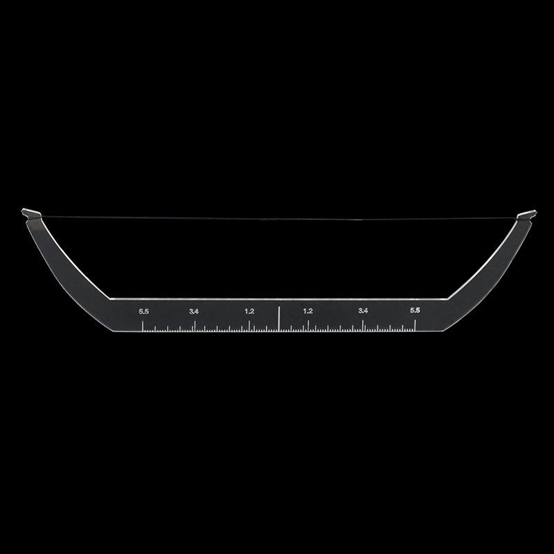 Bow And Arrow Eyebrow Mapping Ruler Positioning Ruler Eyebrow Tattoo Line Drawing Auxiliary Tool Permanent Makeup Accessories