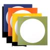 Children's Art Craft Cardstock: 20 Sheets of Colored, Thick, Square Paper with Round Borders