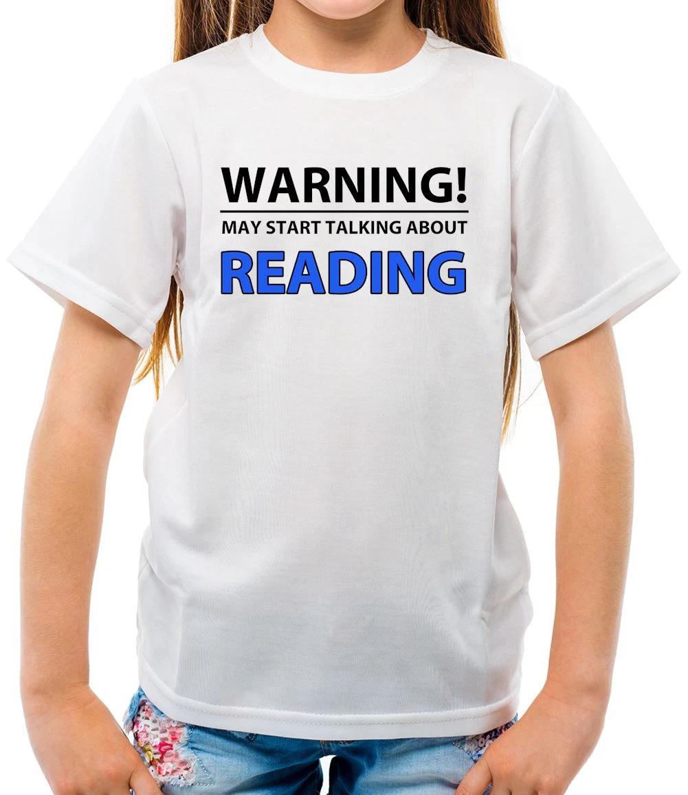 Warning Talk Reading - Kids T-Shirt - Football Royals Team Love Fan Gift Present 130