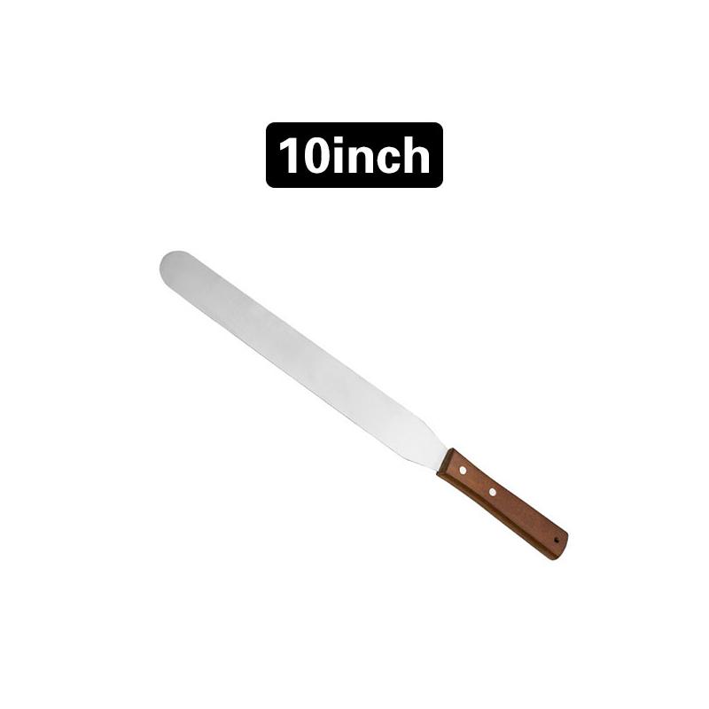 4/6/8/10/In Stainless Steel Cake Icing Spatula Frosting Spatula with Wooden Handle For Cake DIY Kitchen Baking Pastry Tools Cake