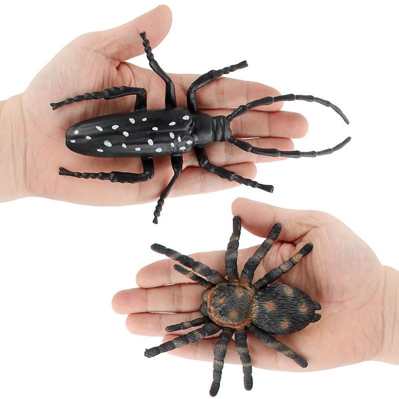 Realistic Pvc Insect Model Set Featuring Beetles Butterflies Ladybugs Caterpillars And More