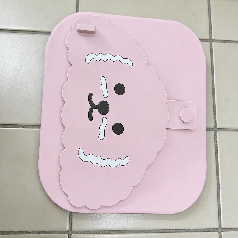 Cute Dog Cartoon Silicone Drain Cover Odor Proof Insect Barrier for Bathrooms