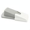 Rubber Door Stopper NonSlip Wedge Stop Ribbed Doorstop for Home, Office White
