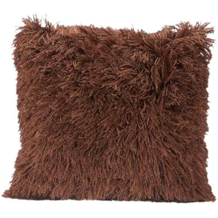 Polštář - GIFT DECOR - Hnědý - 45 x 45 cm - Sada 6 kusů - Vícebarevný - Neformální