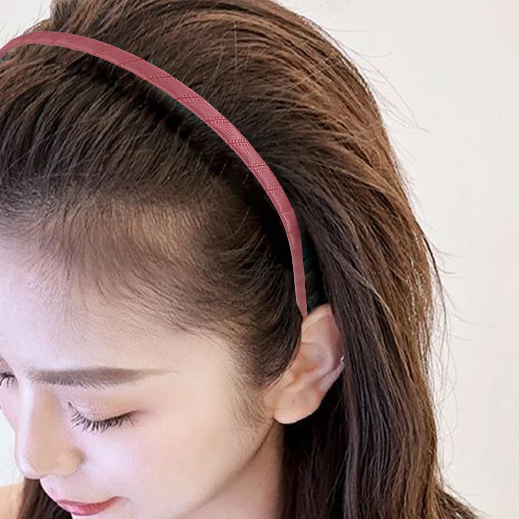 5mm Fabric Headband For Girl Hair Head Hoop Women Hair Bands Headwear Kids Narrow Thin Base Setting Hair Hoop Hair Accessories