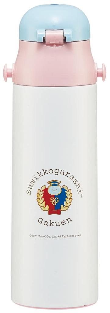 Skater Stainless Steel Water Bottle for Direct Sumikko for Kids, Drinking, 580ml, Gurashi, Girls, SDC6N-A