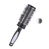 Round Curling Roller Comb Hair Styling Nylon Brush Thermal Aluminum Tube Barrel Hair Comb For Woman Man Hair Blowing And Drying
