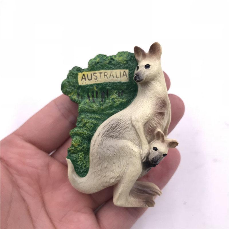 Sydney Australia Melbourne Kangaroo Magnetic World Tourism Souvenir 3D Sydney Koala Opera House Fridge Magnets Collection Gifts
