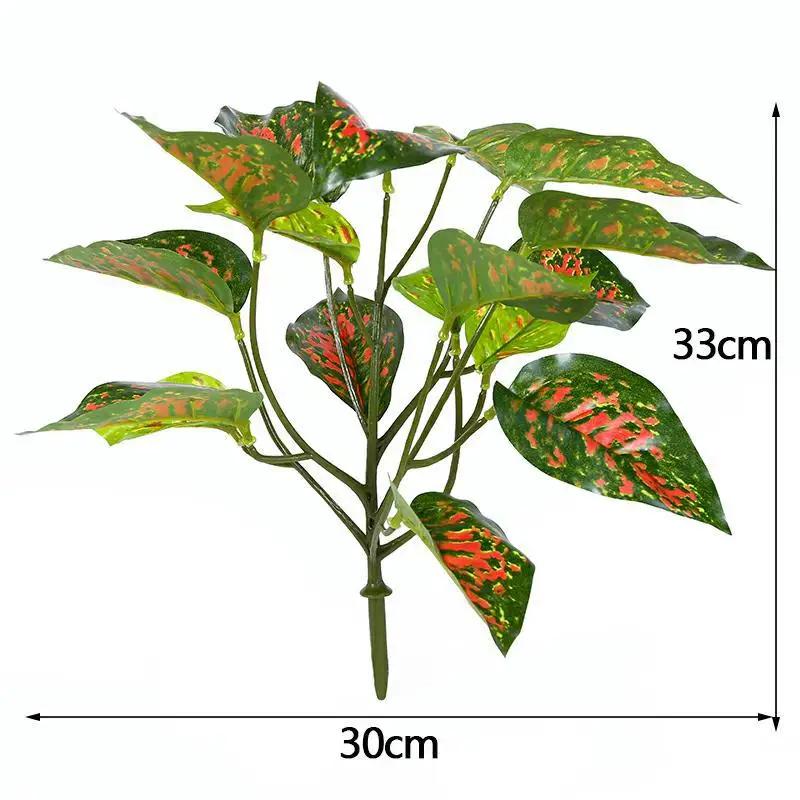 Artificial Plant Turtle Back Leaves Green Dill Leaf Small Fake Plant Living Room Office Desk Balcony Decoration Home Garden Deco