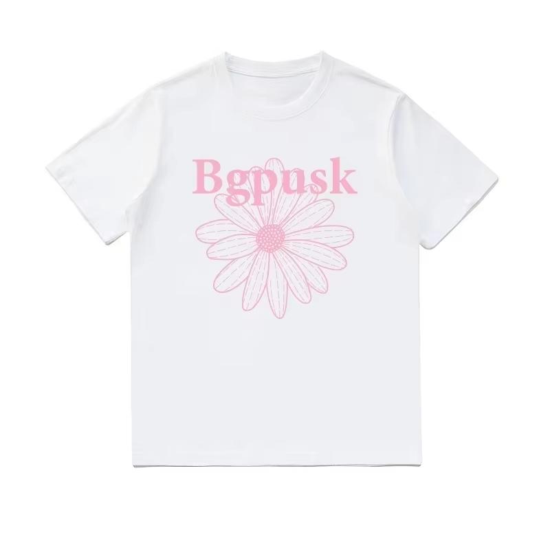 

2025 Autumn and Winter New American Men s and Women s Daisy Letter Printed T-shirt Pure Cotton Round Neck High Quality T-shirt 4XL