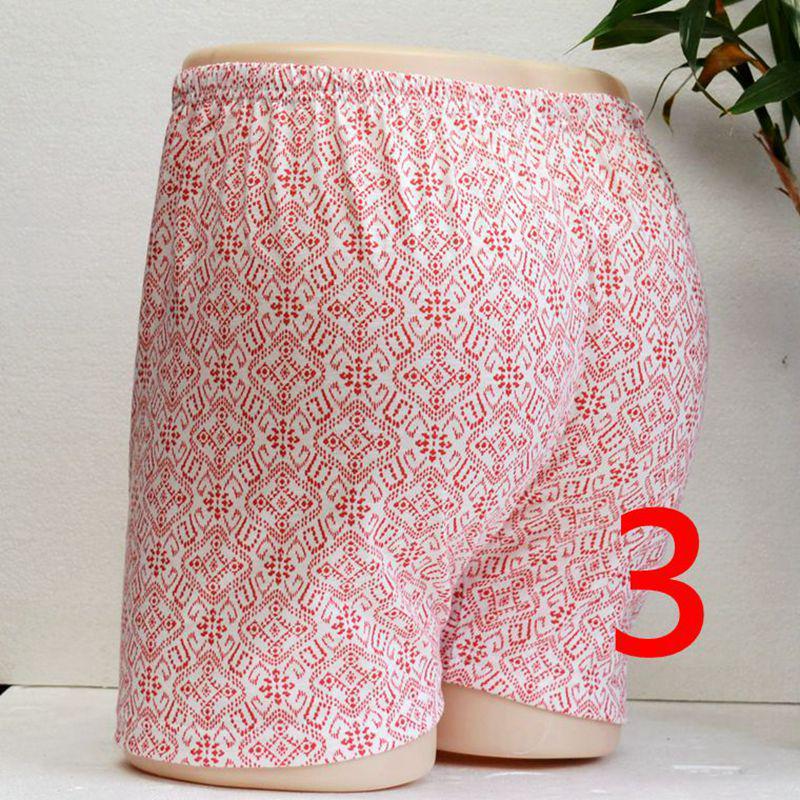 Damen Baumwoll-Boxershorts mit hohem Bund und lockerem Schnitt für mittelalte und ältere Frauen - Übergrößen-Shorts