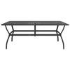 Maison Exclusive - Table de jardin Anthracite 190x80x72 cm Acier