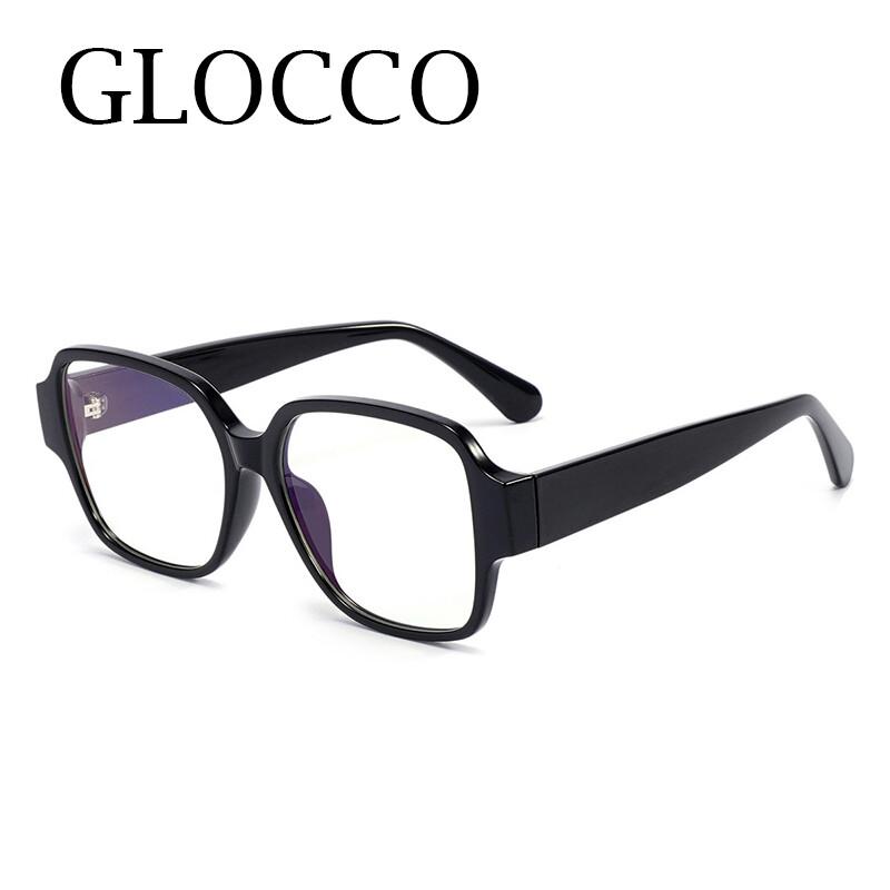 Vintage Übergröße Unisex Lesebrille TR90 Großes Gestell Weitsichtigkeits-Brillen Quadratisch Transparent Computer Optische Brillen