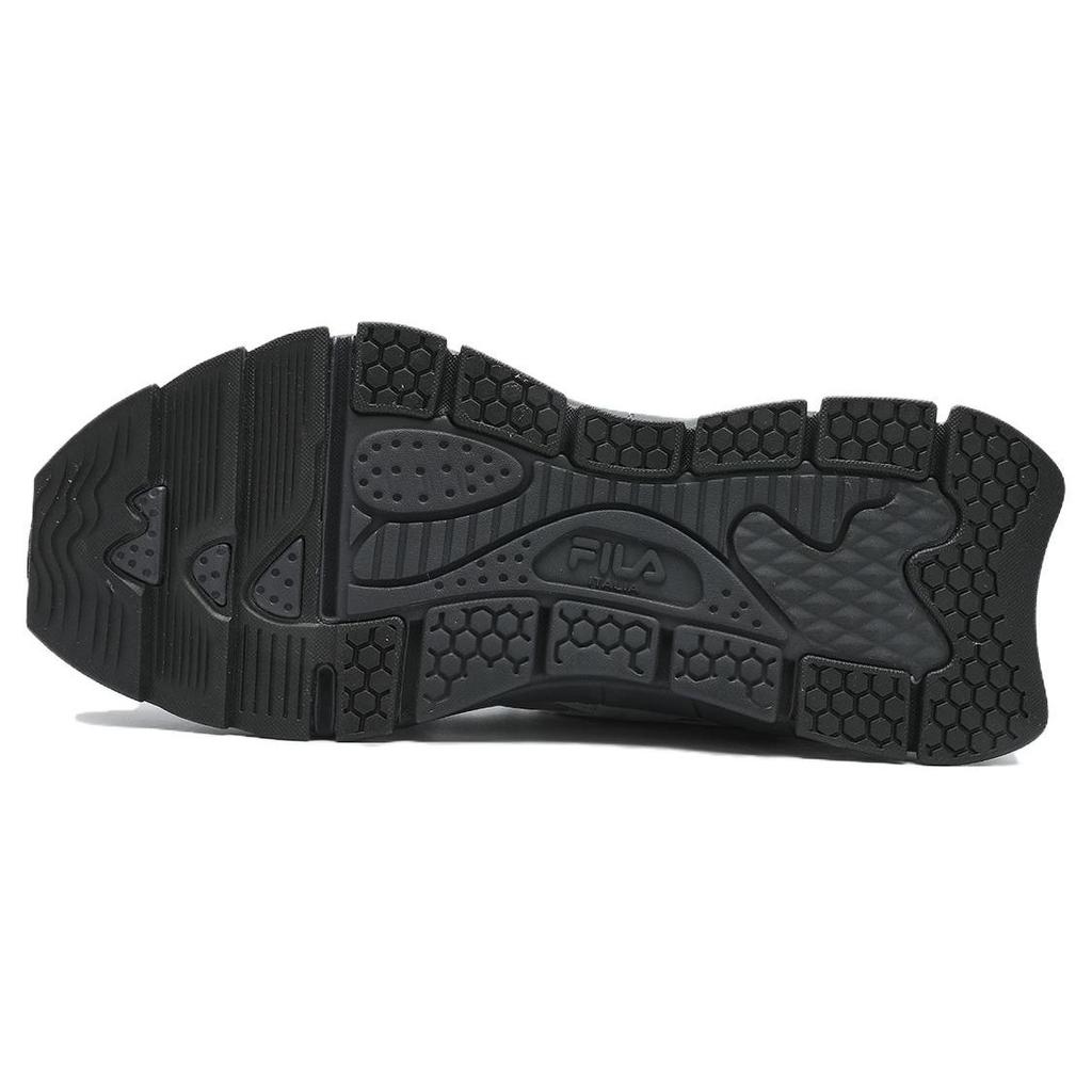 Fila Insetto Fabric Synthetic Leather Top Layer Cowhide Comfortable Versatile Low-Top Casual Shoes Men Sneaker Gray F12M411122FDG