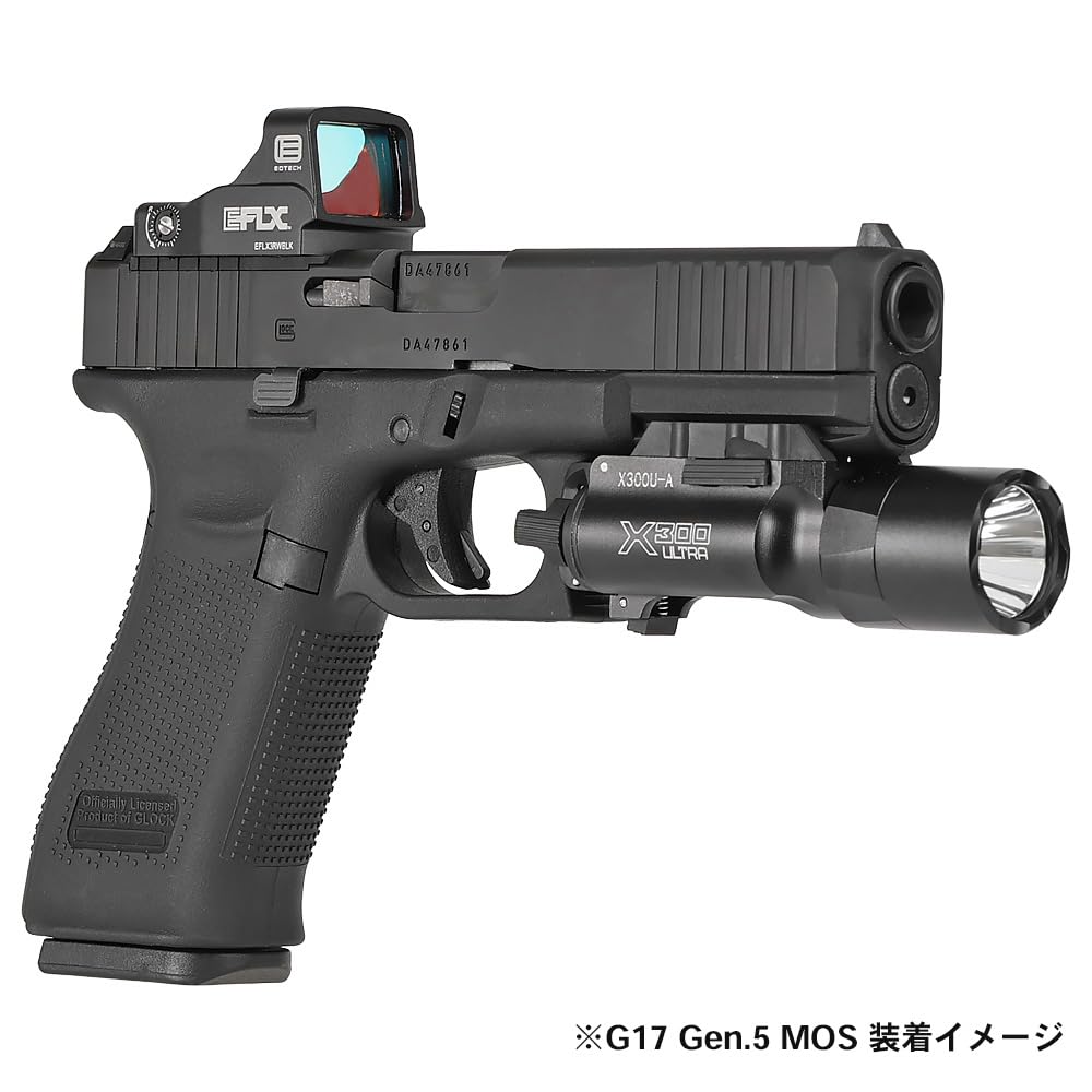 Ryohin Buhin Evolution Gear Iotek EFLX Replica Dot Sight (Compatible with LEUPOLD Mounts) Reflex Sight, 7075 Aluminum Alloy, Hard Anodized, Black