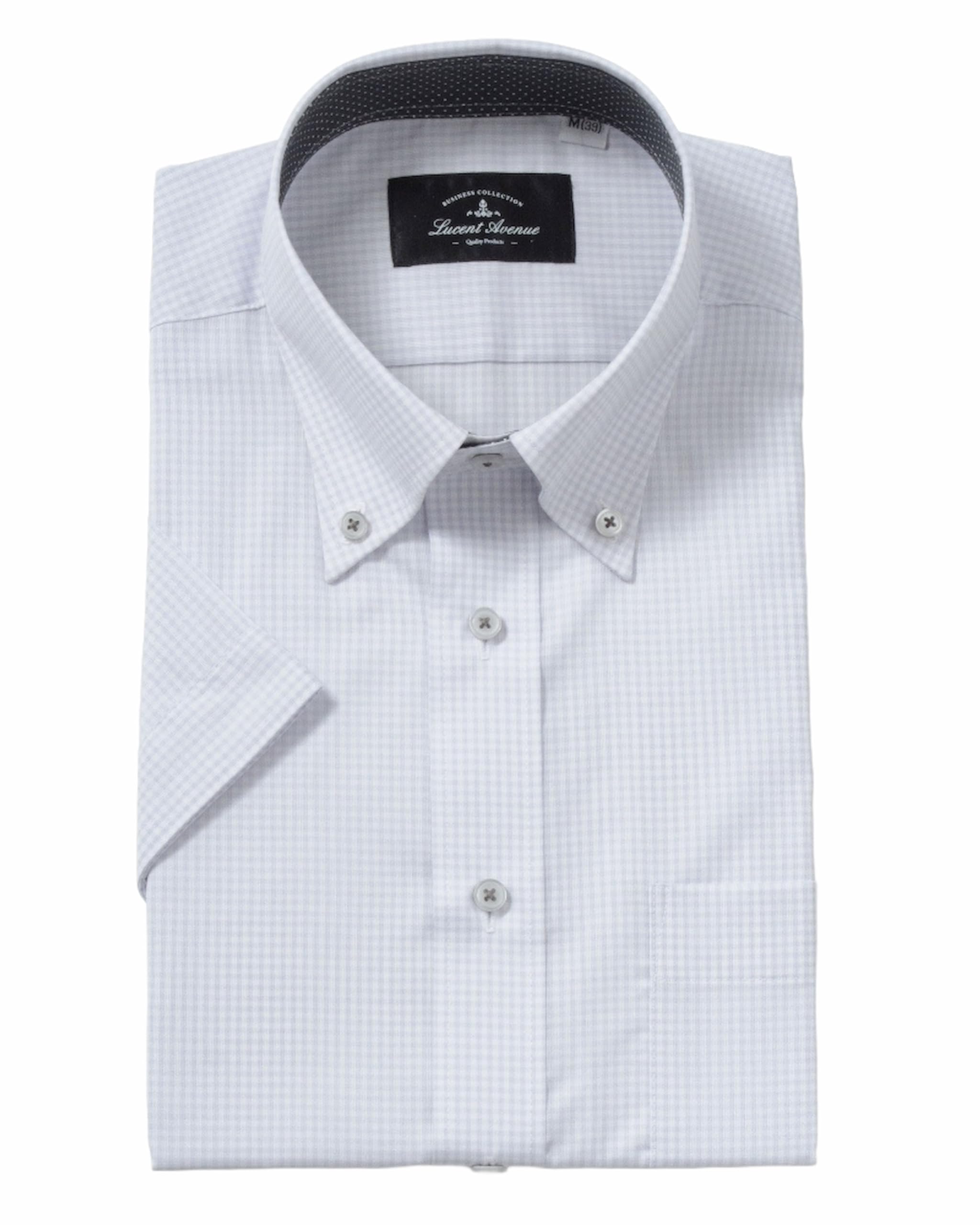 

Flex Japan Men s Slim Fit Dress Shirt, Gray, 8575, Short Sleeve, Wrinkle-Resistant, Moisture-Wicking, Breathable, Multi-Design, Button-Down