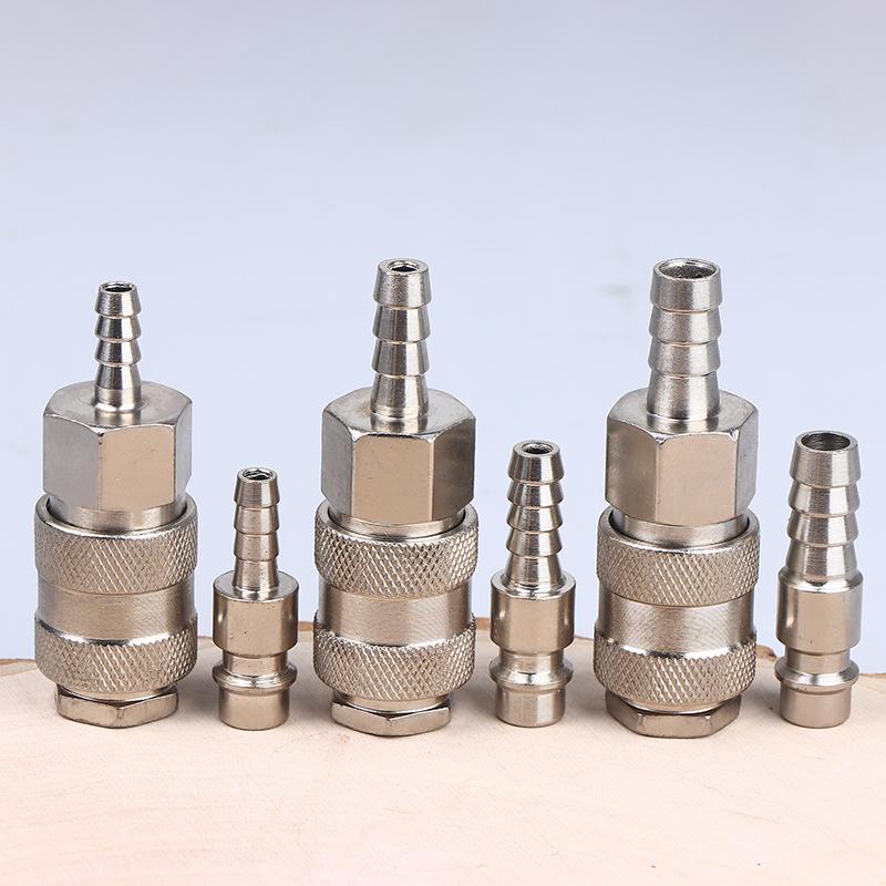 1 Set Pneumatischer Schnellkupplungsstecker 8 mm Europäischer Stil Sh Ph Typ, Für Kompressorschlauch und Werkzeuge