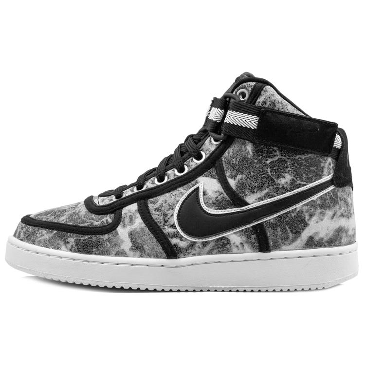 Nike Vandal High LX Mid Top Skateboard Shoes GS Black White AQ1269-001