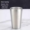 Matte 304 Stainless Steel Straight Drinking Tumblers