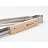Snow Peak N-020 Fire Tongs Stainless Steel Grip Beech Wood Cooking Utensil