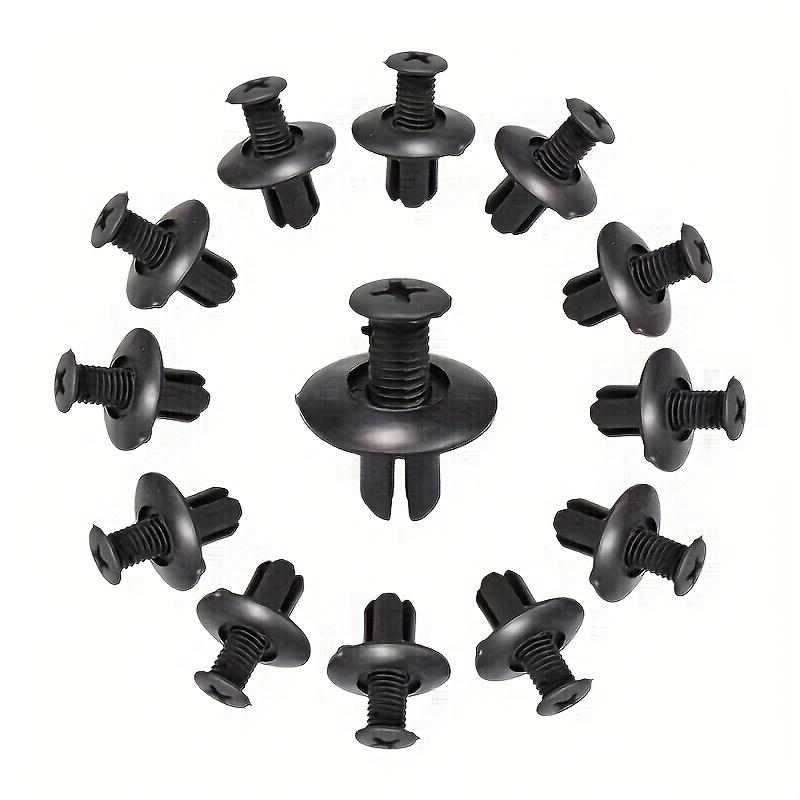 100pcs Automotive Fastener Clip Kit Mudguard Rivet Clips Car Body Push Pin Retainer Rivets Bumper Door Trim Panel Fixing Tools