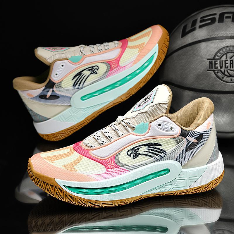 8938 luminous version of basketball shoes rubber outsole friction sound youth primary and secondary school students sports playing shoes