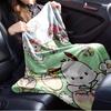 1pc Hello Kitty & Friends Cute Cartoon Character Home Decoration Blanket - Seasonal Universal Comfortable Washable Gift, Suitable for All Ag