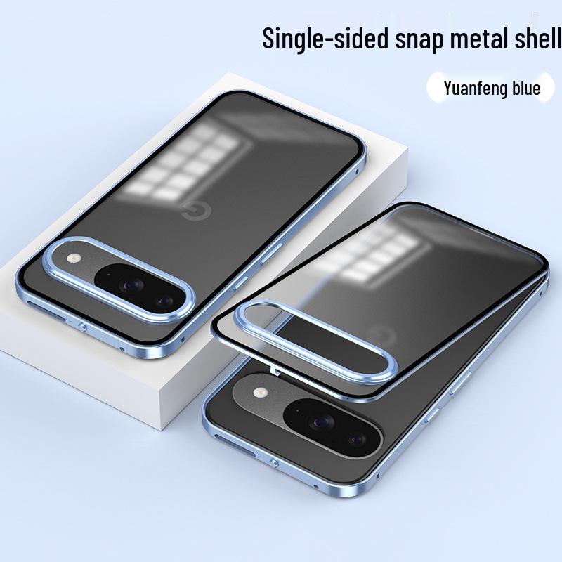 Google Pixel 10 Pro XL Metal Frame Magnetic Snap Phone Case