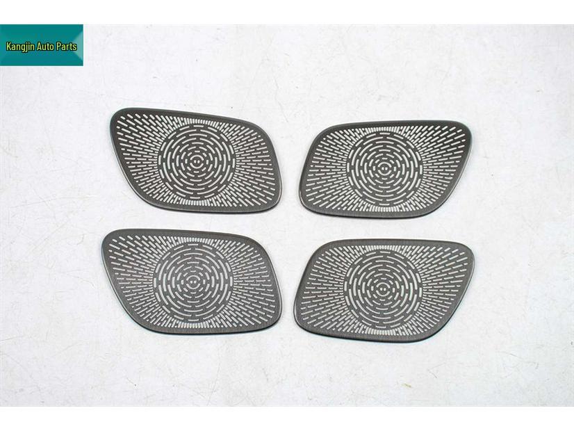 Dustproof Black Titanium Speaker Cover for Front Door Vent - Compatible with Ideal 25 I8 Stainless Steel Interior.