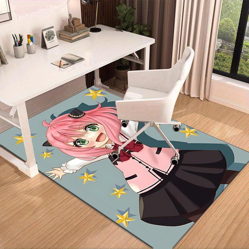 Cute anime spy Famliy Carpet, Chair Rug,Rug for Office Bedroom living rooms, Doormat decor Fan Gift Christmas Gift
