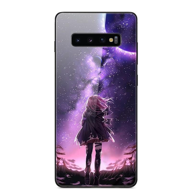 For Samsung S10 Plus Case Tempered Glass Hard Phone Back Cover Coque For Samsung Galaxy S10E S 10 5G S10plus Bumper Cases Capa