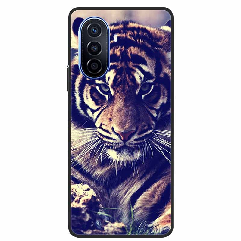 For Huawei Nova Y70 Plus Case Wolf Black Silicone Soft Phone Case For Huawei Nova Y70 Back Cover Case NovaY70 Y 70 Funda Coque