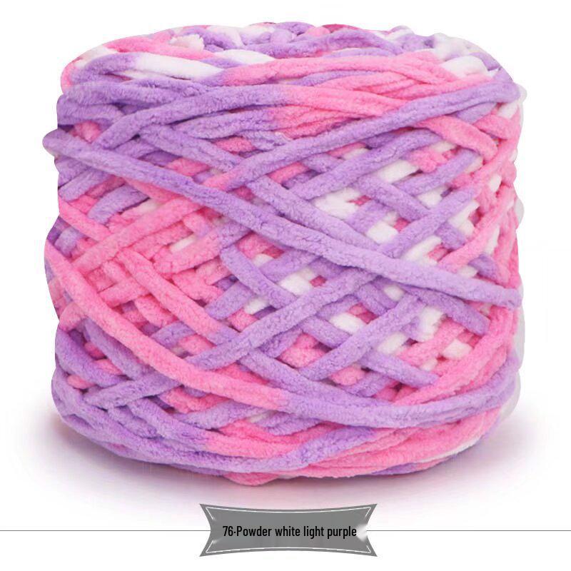 3.3 Große Eiswollknäuel für handgestrickte Häkelschuhe & zum Weben von Schals - Dicke Wolle für Damen & Herren