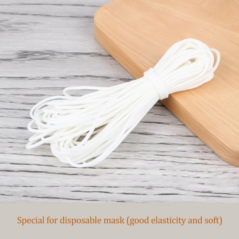 100/200m Rubber Band Elastic Band Nylon Mask Accessories Mask Ear ...