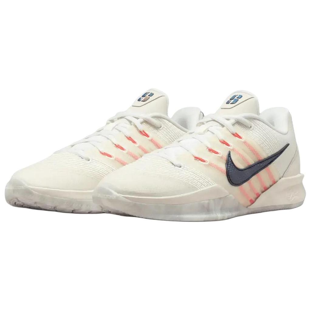 Nike Sabrina 3 EP Comfortable Fit Breathable Support Basketball Shoes Unisex sneaker White Coral-Pink HF2882-003