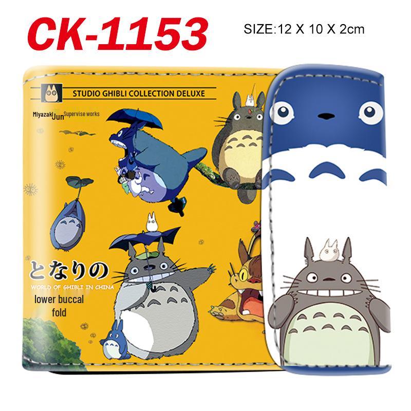 Chihiros Reise ins Zauberland Totoro Prinzessin Mononoke 3D Prägung Cartoon Münzbörse