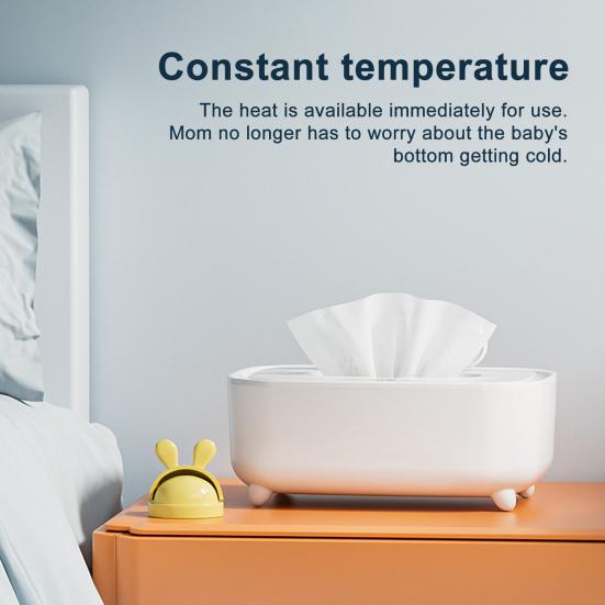 Large Capacity Baby Wipe Warmer 16 Adjustable Heating Modes Portable