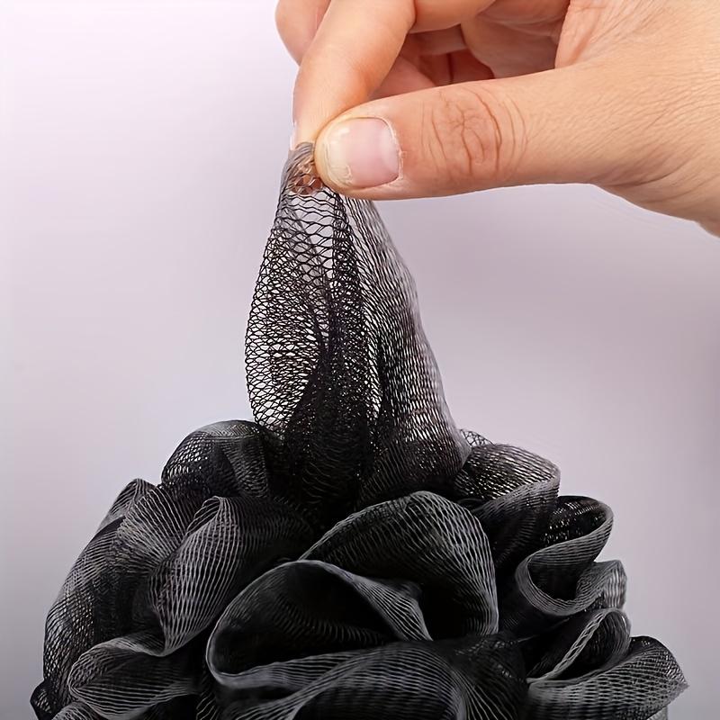 Luxurious Skin Care Bath Sponge Shower Ball - Super Soft, Exfoliating, Rich Lathering Poof with Hanging Loop for Easy Storage