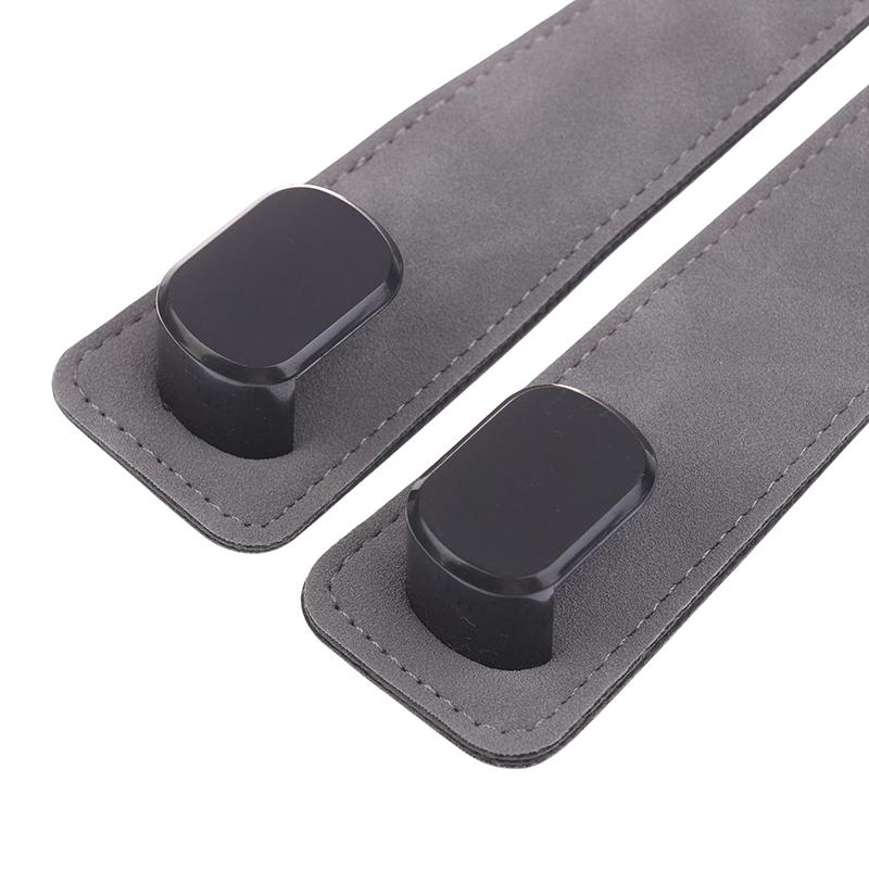 Single/Double Hook Car Headrest Hook Premium Suede Rear Seat Hanging 20Kg Large Load-Bearing Hook Hanger Universal