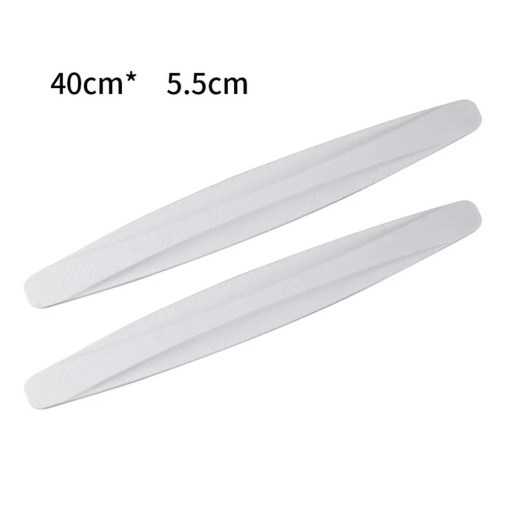 2pcs Car Bumper Protector Strip Guard Corner Protection Strips Scratch Protector Crash Blade Anti-collision Auto Accessories
