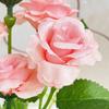 Simulated Artificial Rose Potted Flowers Multi-Bloom Bonsai  Living Room Ornaments