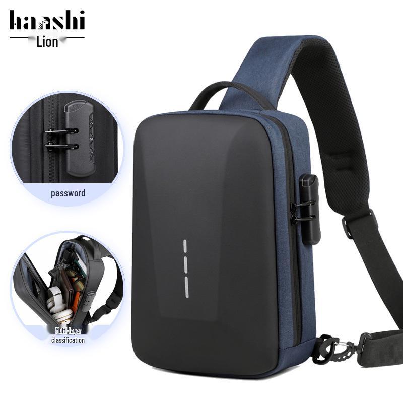 Men's High-End Waterproof Travel Chest Bag & Women's Trendy Messenger Backpack