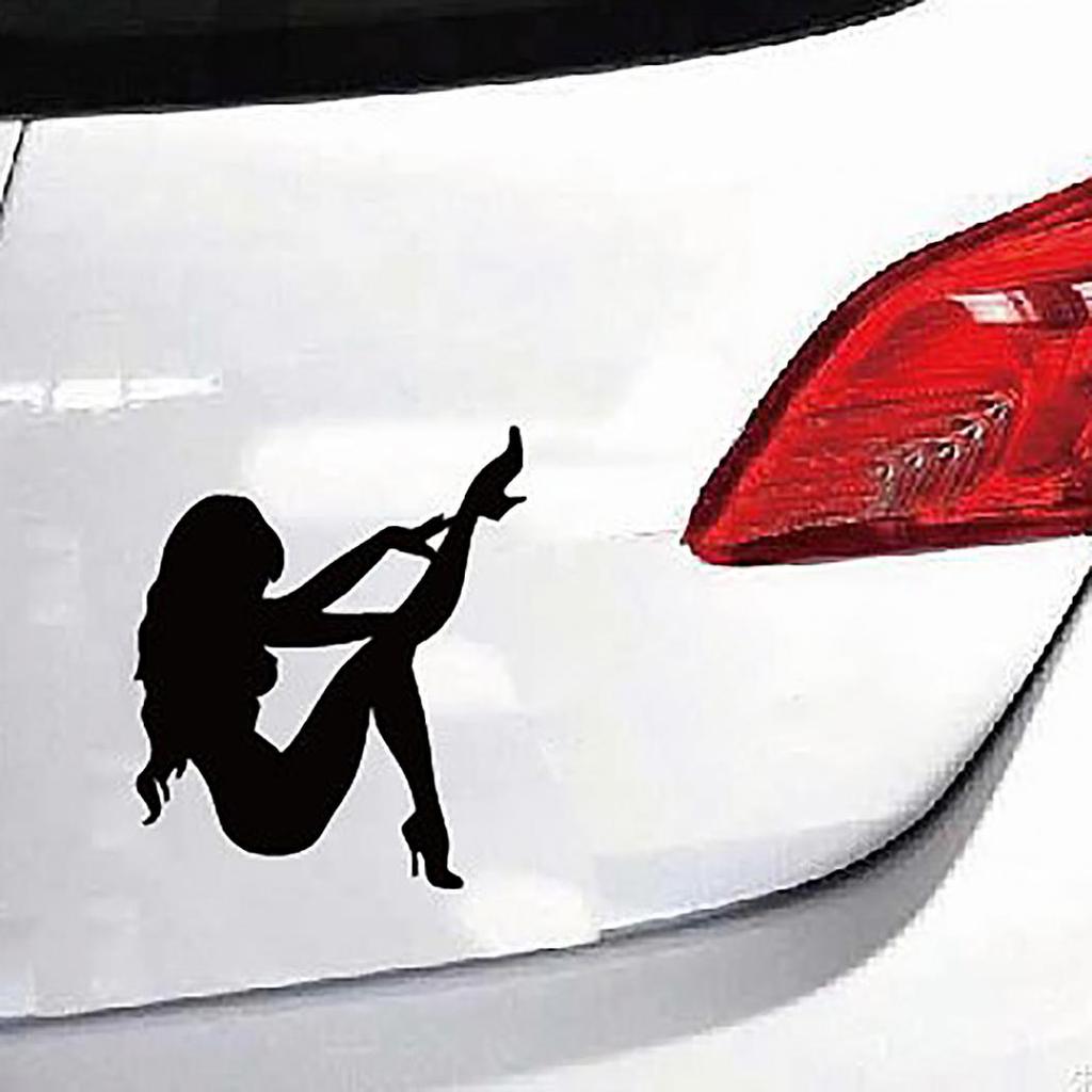 Waterproof Sexy Beauty Self-Adhesive Decor Decal Reflective Vehicle Sticker