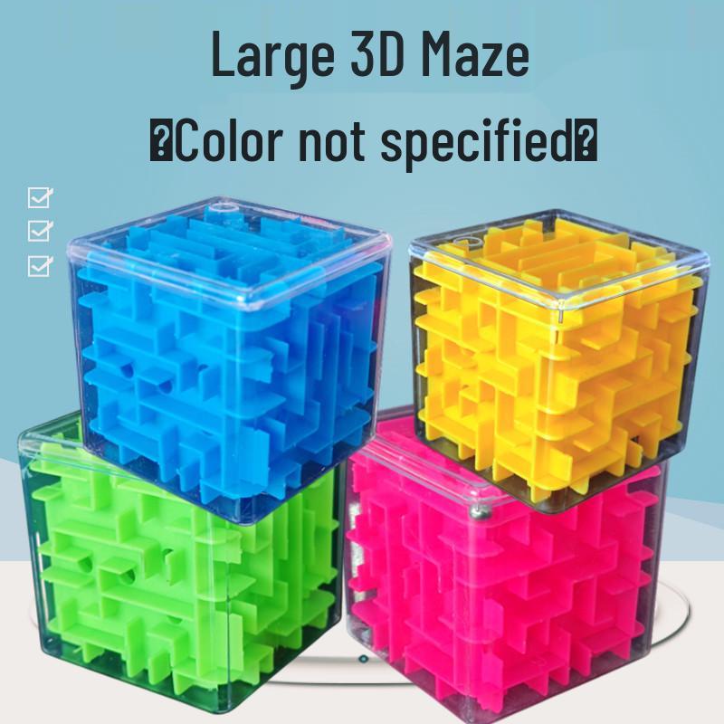 3D Maze Ball Puzzle Cube: Children's Educational Six-Sided Toy
