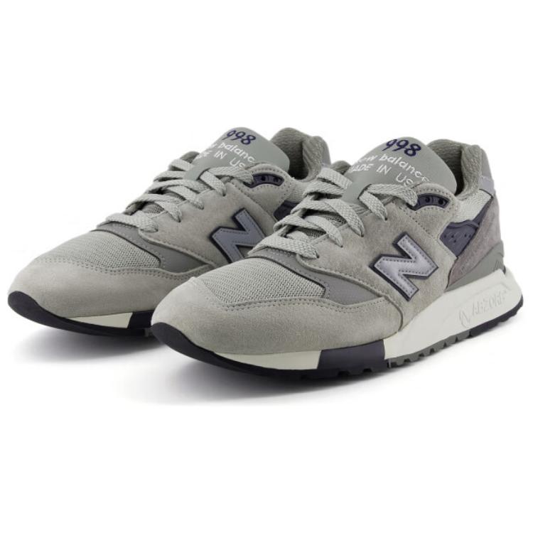 WTAPS X New Balance 998 Made In USA Visual Uparmored Unisex Sneakers Grey Black U998WT