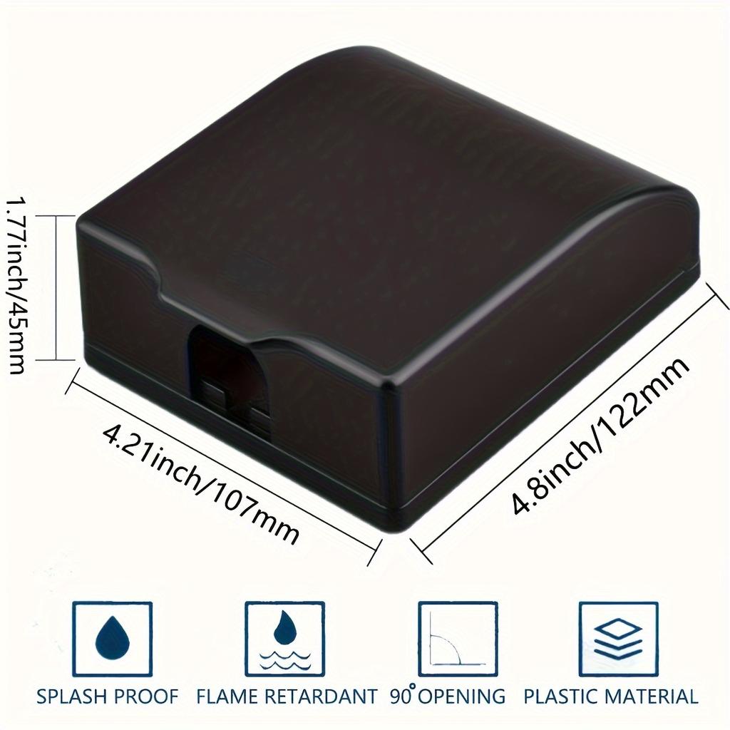 Protective Cover for Socket Switches, used for Wall Socket Switches with Safety Protection, Dust and Outdoor Decorative