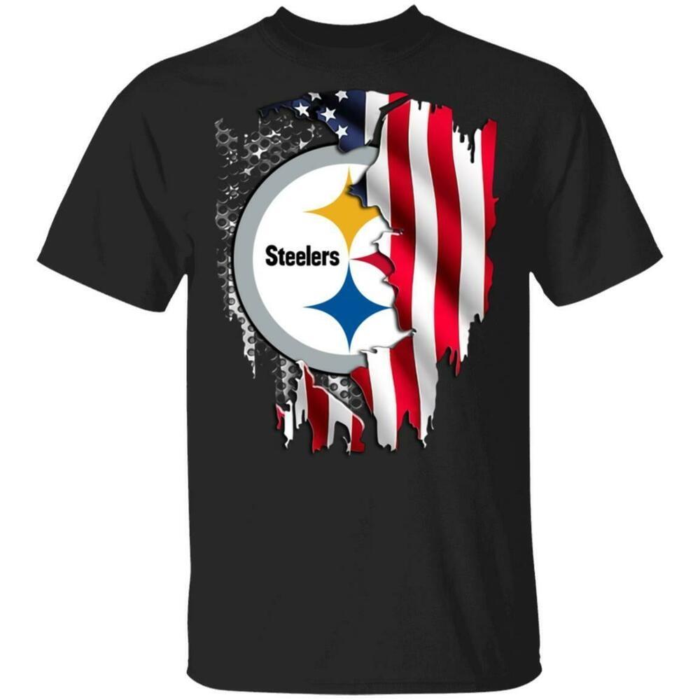 

American Flag Pittsburgh Steelers Fans Unisex T-shirt s