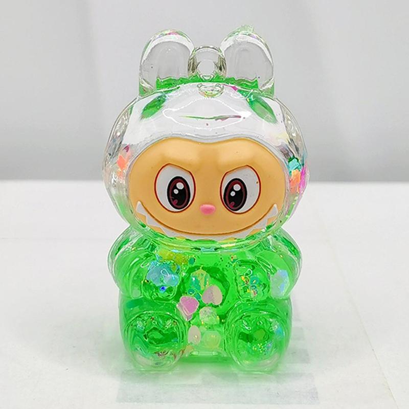 Quicksand Rabbit Cute Flash Color Dopamine Car Home Toy Ornaments