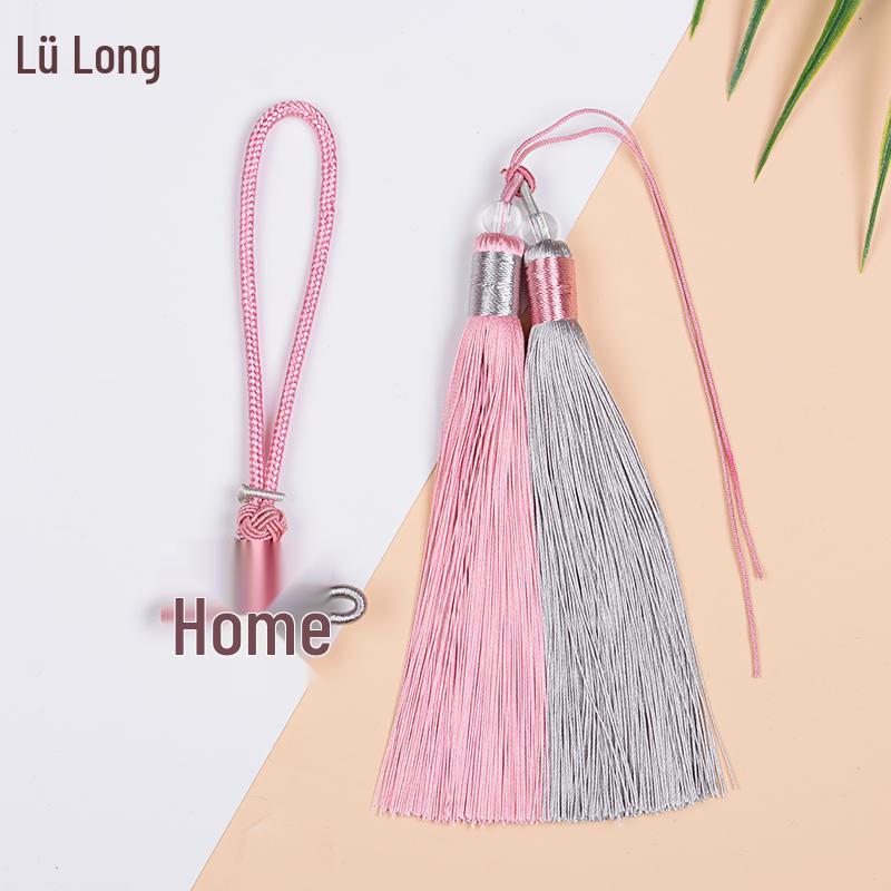 Handwoven Red Chinese Knot Tassel DIY Kit - Small Pendant